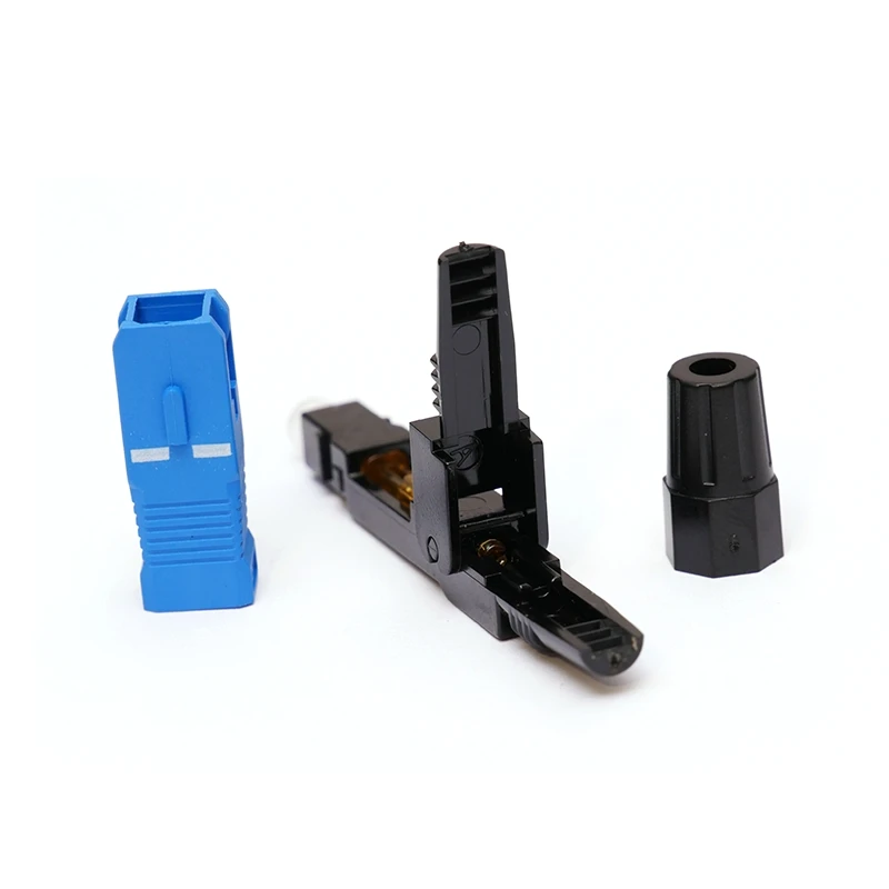 SC /UPC Волоконно-оптический Быстрый Соединитель FTTH одномодовый