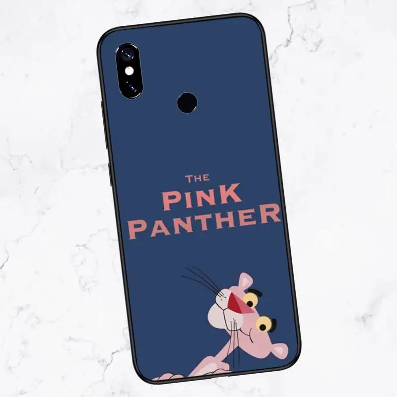 

Cute funny cartoon Pink Panther Phone Case For Xiaomi Redmi 7 8 9t a3Pro 9se k20 mi8 max3 lite 9 note 9s 10 pro