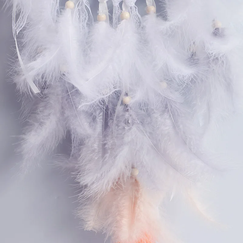 Большие белые ловцы снов украшение для детской комнаты в скандинавском стиле