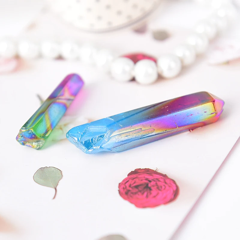 1 шт. разноцветные натуральные грубые кристаллы кварцевый кристалл целебные