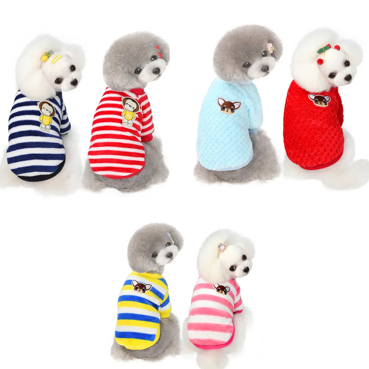 

Pet Dog Clothes Sweaters for Small and Medium-sized Dogs Warm Thick Coats Autumn and Winter, Puppy Warm Sweater Coats Chihuahuas