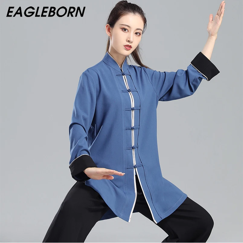 2022 New Tai Chi Suit Autumn Set Men Women Chenjiagou Tai Chi Chinese Style Performance Clothes Traditional Chinese Martial Arts