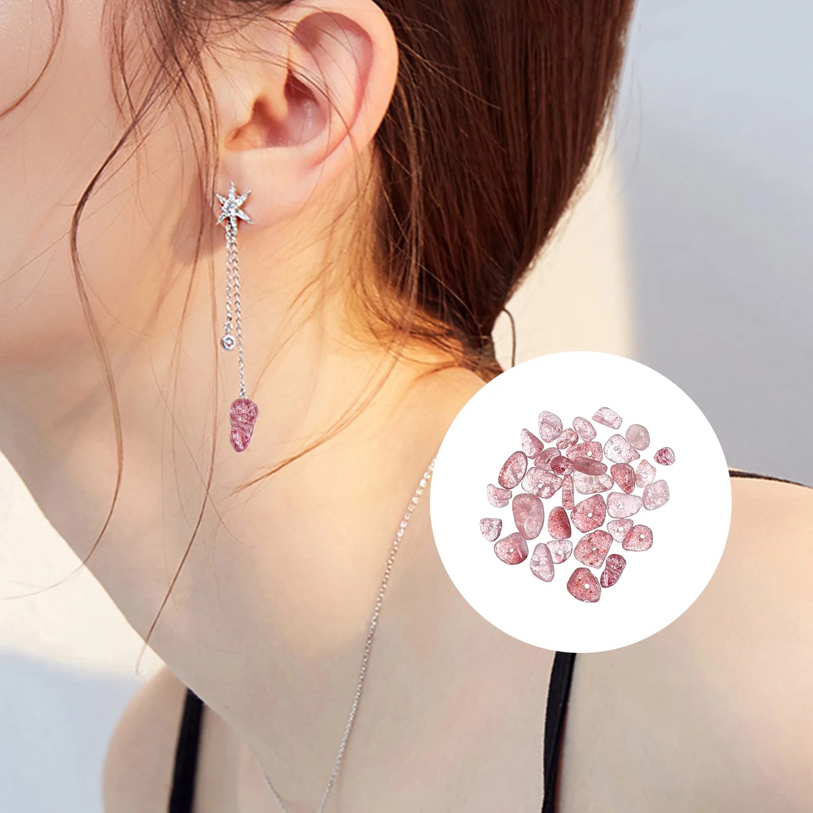 

110 шт., натуральные кристаллы