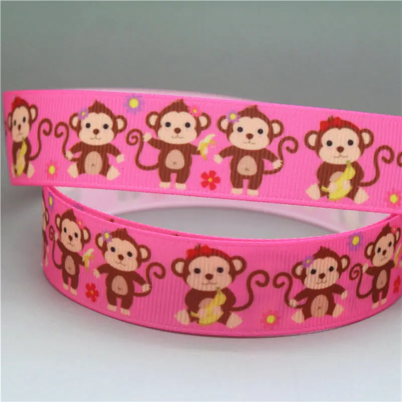 DHK 7/8 'ɵ ярдов животными слон динозавр в форме коалы напечатан grosgrain ленты