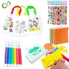 68 шт.лот набор сделай сам для рисования и граффити, набор для вырезания бумаги, Мультяшные наклейки, детский подарочный набор игрушек, детское искусство, образовательный подарок YJN