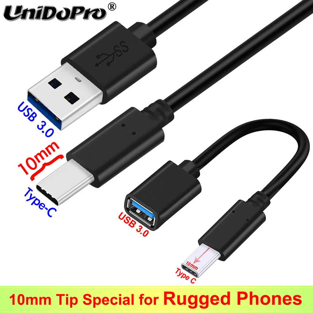 USB 3 0 Тип C кабель 10 мм Расширенный OTG адаптер для AGM Blackview кошка Cubot Oukitel UMiDiGi Doogee Ulefone