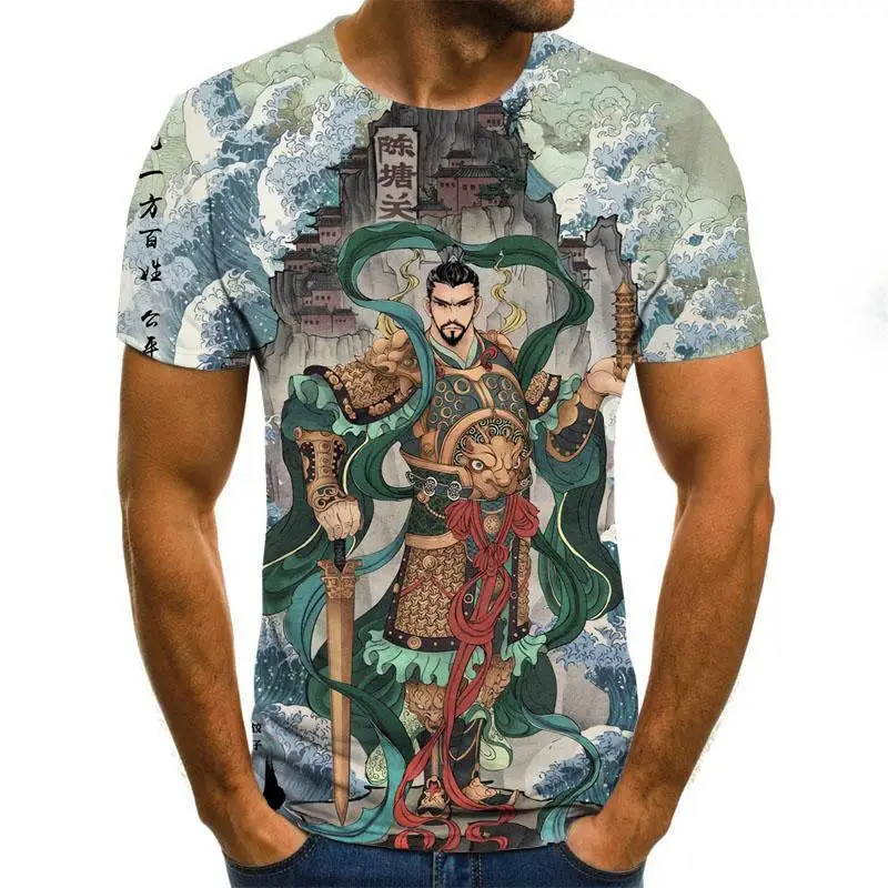 

2020 New Men And Women Personality Anime 3d Printed T -Shirt Cool Fashion Comfortable Short -Sleeved Creative Shirt