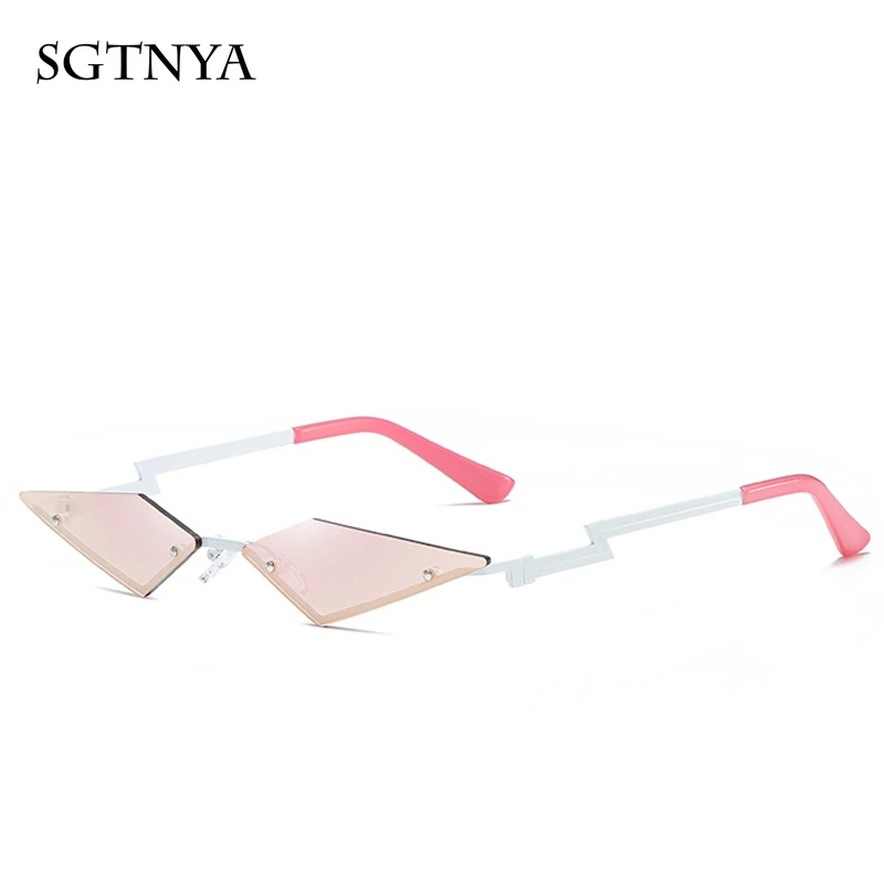 Модные женские солнцезащитные очки без оправы в европейском и американском