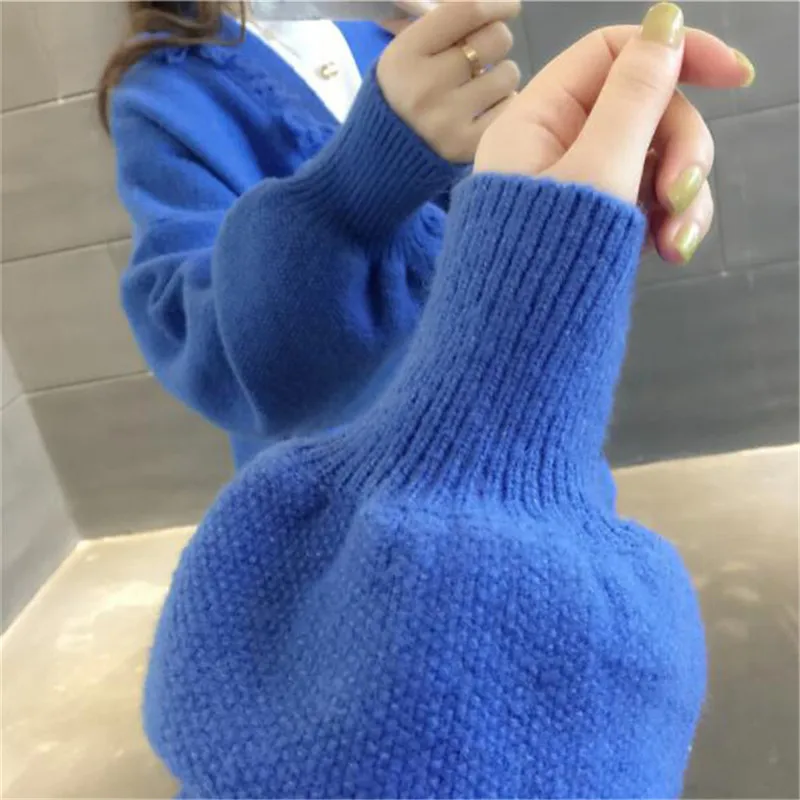 Женский свитер пальто 2019 Весна Новая мода повседневное вязаное осень женский