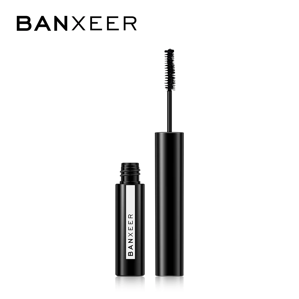 BANXEER Mascara Long Black Lash Eyelash Extension Eye Lashes Brush Makeup Waterproof |