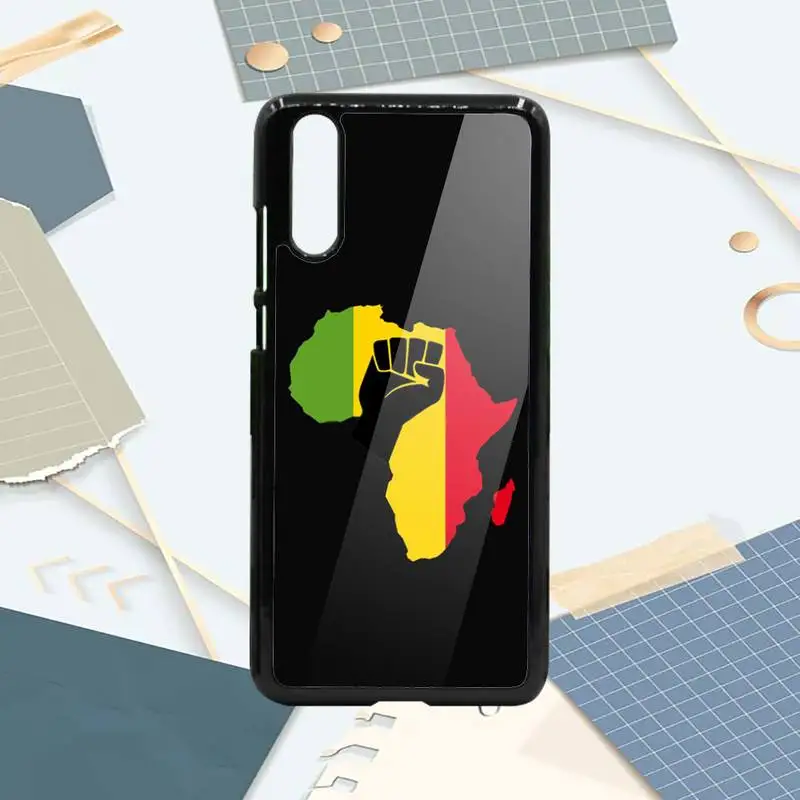

Africa Map pattern Phone Case PC For Samsung galaxy S note 8 9 20 10 e lite2019 plus pro ultra
