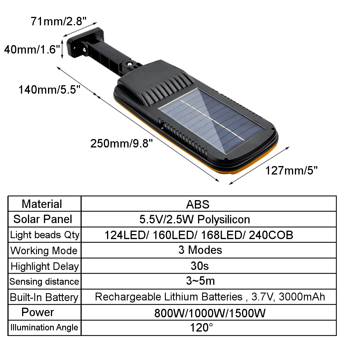 

1500W 168LED 240COB Solar Street Lights Outdoor Security Light Wall Lamp Waterproof PIR Motion Sensor Smart Remote Control Lamp