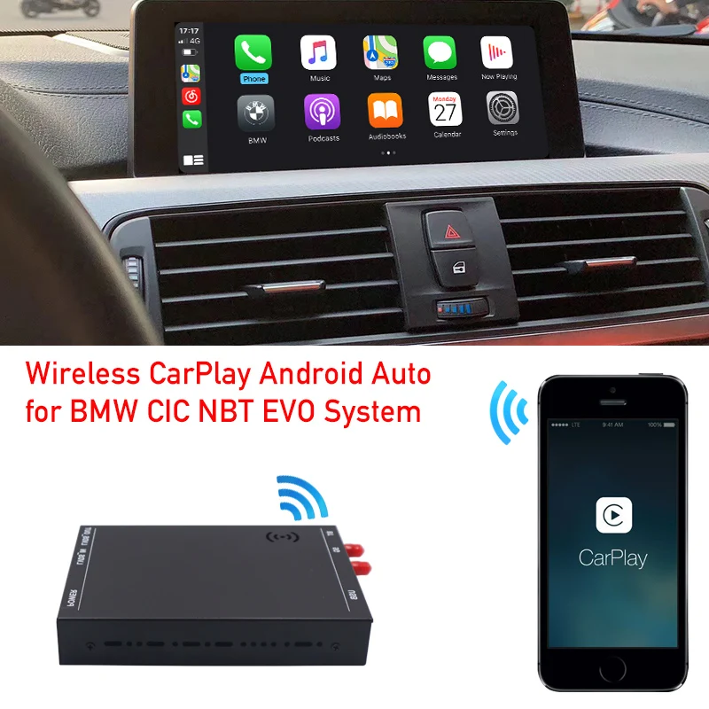 Для BMW беспроводной адаптер интерфейса carplay 1 2 3 4 5 6 7 серии F20 F30 F10 F11 F07 F01 X1 X3 X4 X5 X6 NBT