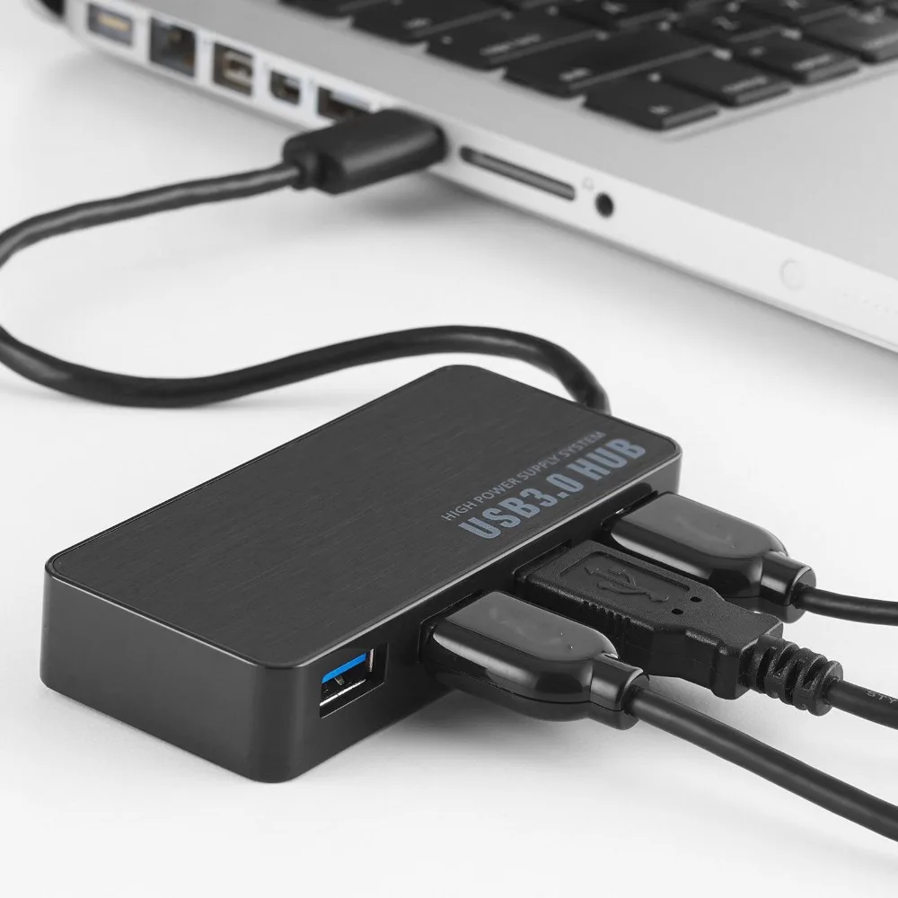 4 порта USB 3,0 концентратор Высокоскоростной разветвитель для настольного ноутбука портативный USB-HUB несколько