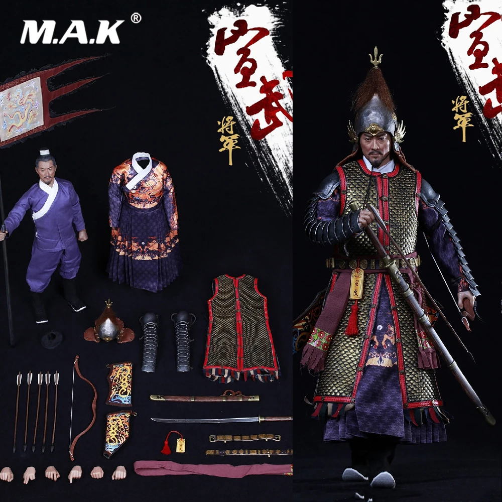 

In Stock For Collection KLG-009 1/6 Scale Soldiers Wanli Korean War Bloody Battle Hall 1593 Xuanwu Action Figure