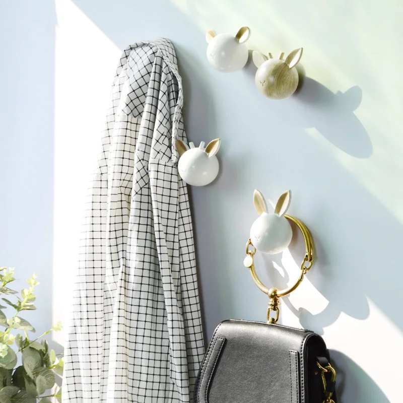 

Hook Animal Head Decoration Wall Hook Strong Coat Decoration Coat Hook Clothing Store Multifunctional Cute Cartoon Storage Rack