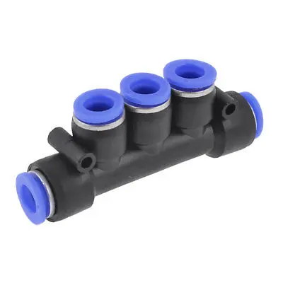 

Air Pneumatic 5 Ways 8mm to 8mm Push in Connectors Quick Fitting Coupler 2pcs