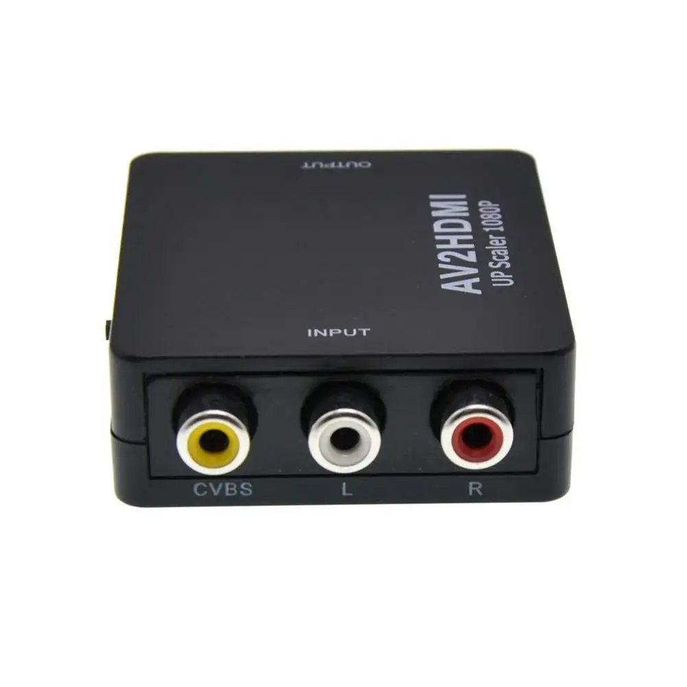 AV/CVBS к HDMI-совместимый HD 720P 1080P видео преобразователь мини AV2HDMI адаптер для HDTV