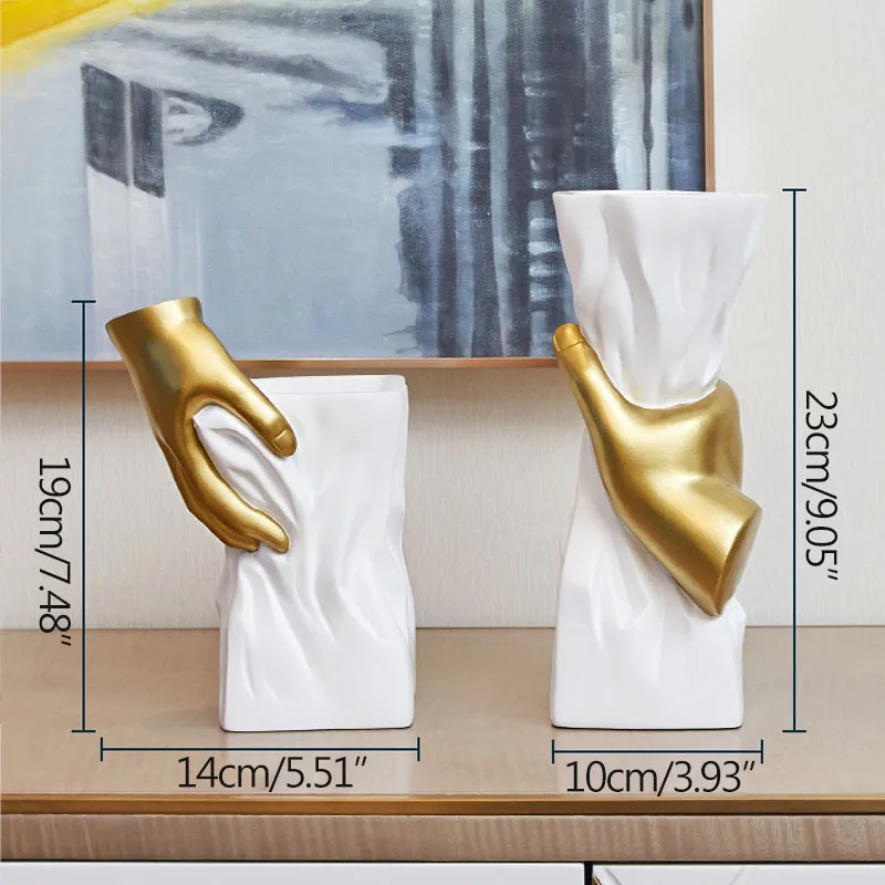 

Living Room Decoration Ornaments Creative Love Hand Flower Arrangement Home Decoration Furnishings Wedding Decoration Gifts