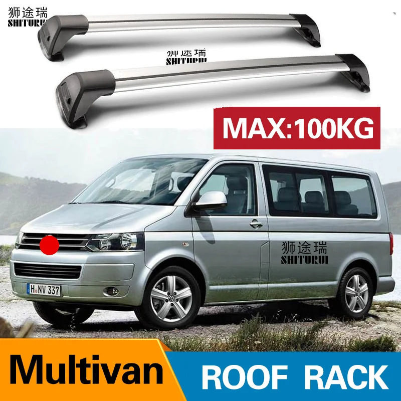 2 шт. для VOLKSWAGEN Multivan Caravelle T5 T6 панель крыши автомобиля специальный алюминиевый