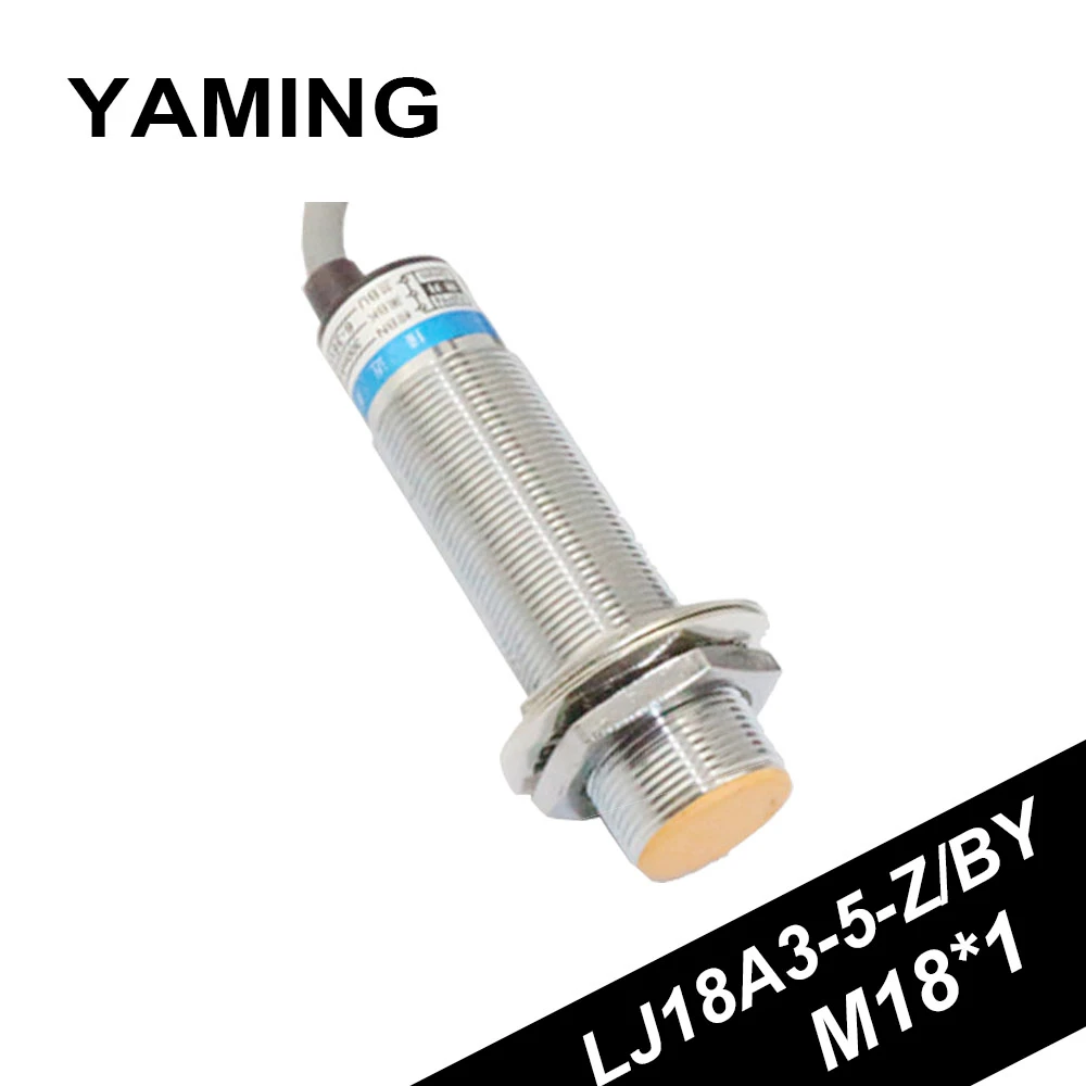 

Proximity Switch Metal Sensor M18 Inductance Type DC Three Line PNP/NPN Normally Open/Close LJ18A3-5-Z/BY Three-wire