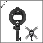 S-образный держатель кронштейна с креплением Bowens для вспышки Speedlite, софтбокса, тарелки для красоты, отражателя зонта