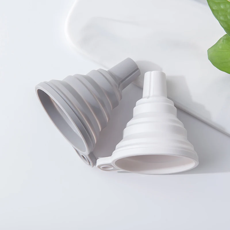 Foldable Funnel Collapsible Style Hopper Kitchen Gadget Mini Silicone Cooking Tools Accessories |