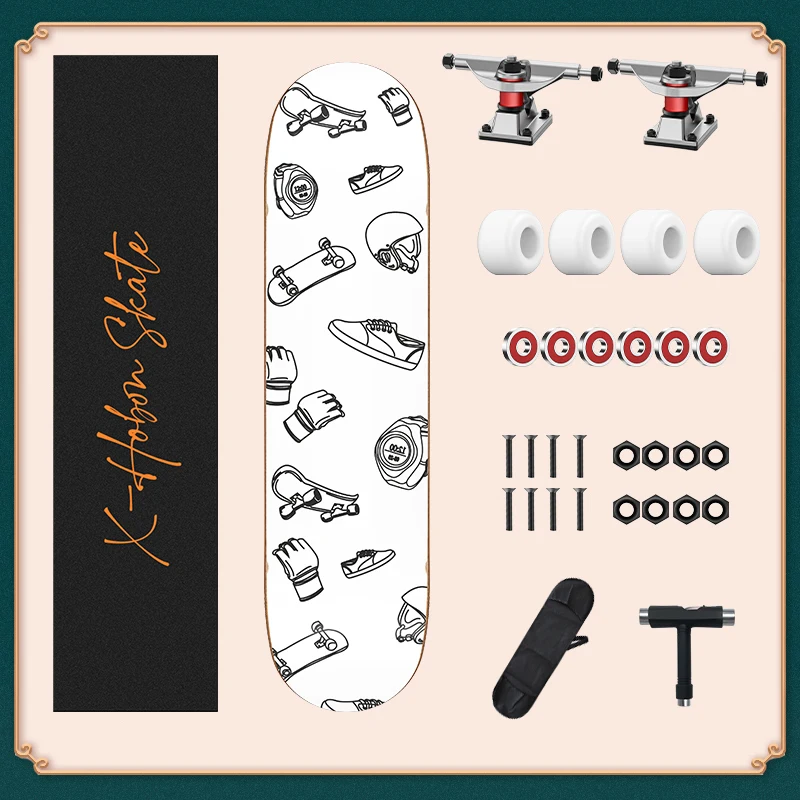 

Кленовый Уличный Скейтборд, модный, для начинающих, Лонгборд, профессиональный скейтборд, скейтборд для подростков, патинолеты, оборудован...