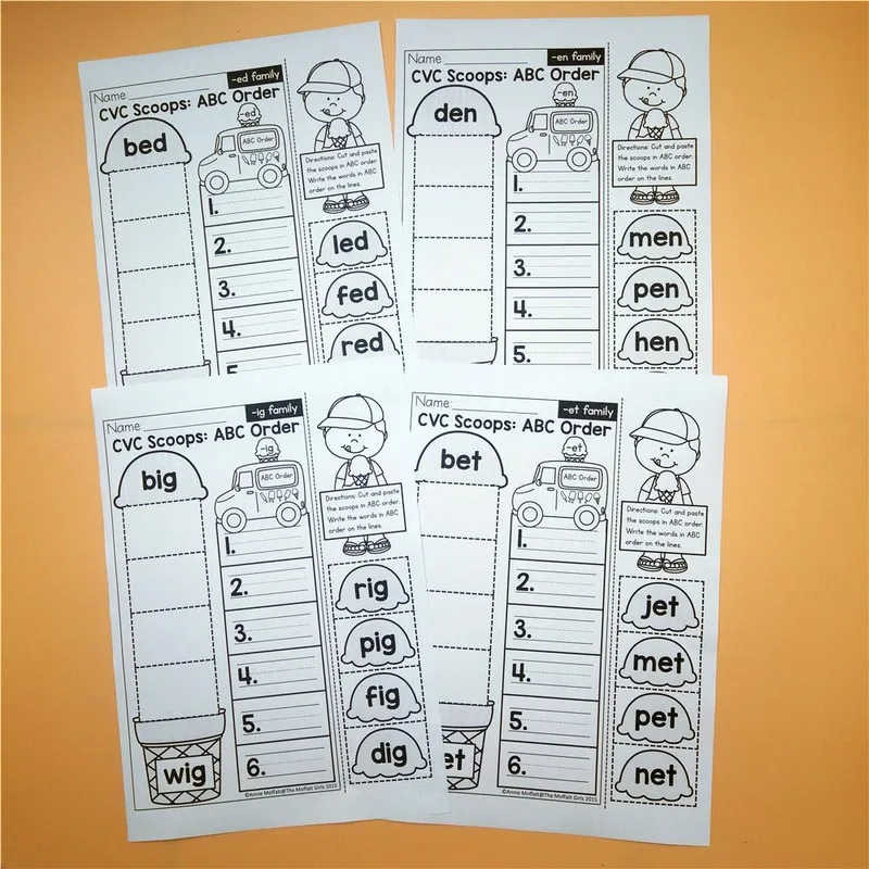 12 книг/Набор для изучения английского языка Pinyin естественное Правописание CVC