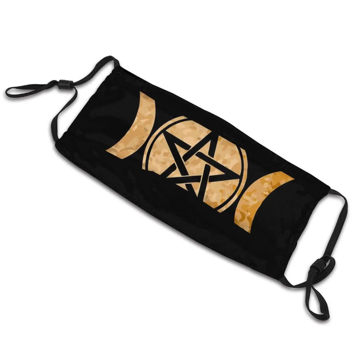 Wiccan символ тройной Луны многоразовая маска для лица Тройная богиня