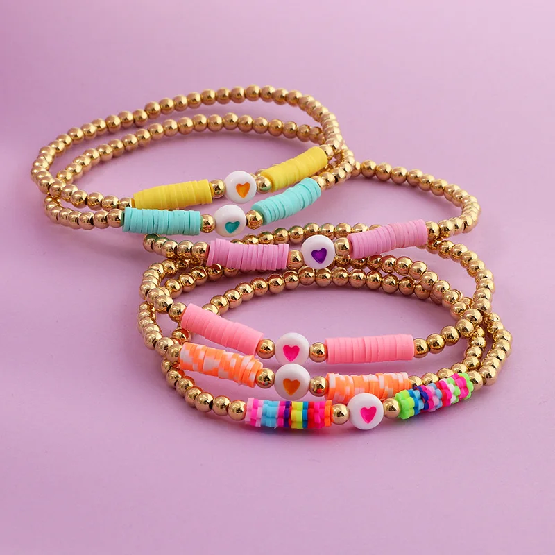 

Bargain Price Bohemian Colored Beaded Bracelet for women Wild Love Round Bead Women's Bracelet Friendship Rope