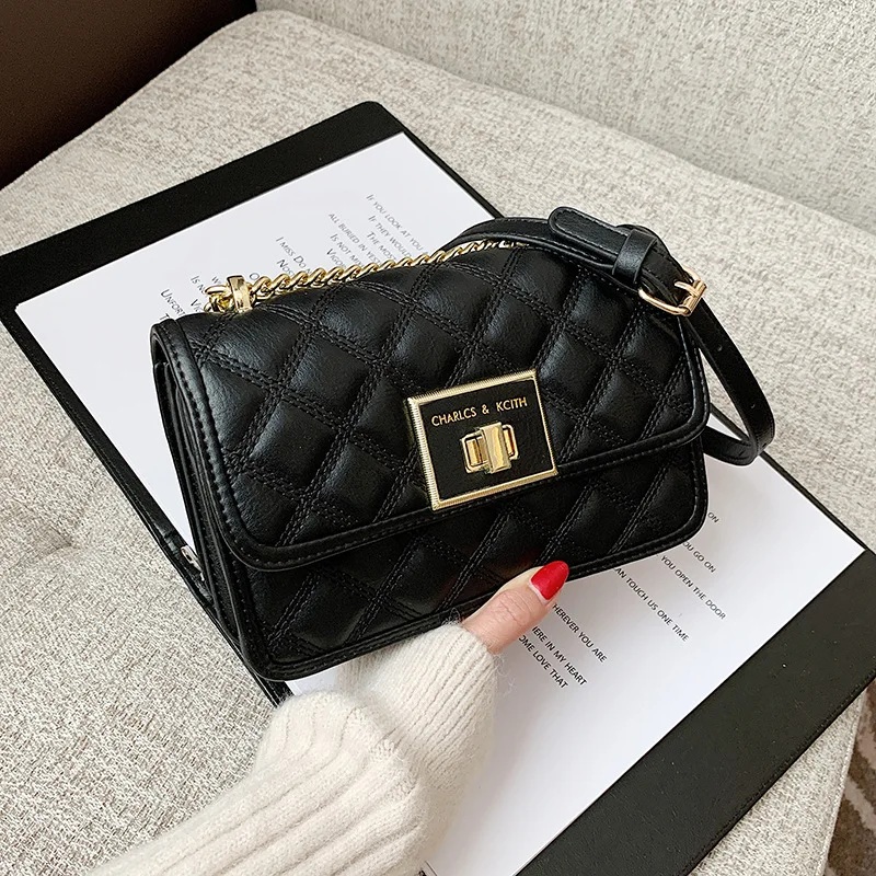 

2021 New Texture Underarm Bag Retro Temperament Simple Fashion Ladies Shoulder Bag High Quality PU Leather Messenger Bag Tide