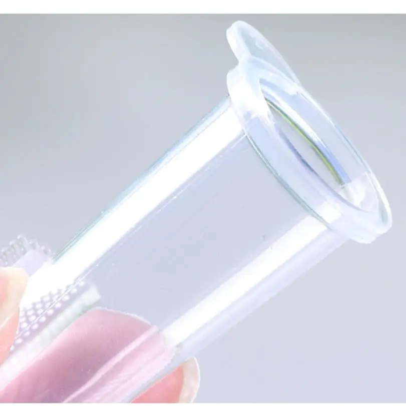 Cepillo de dientes de silicona suave para beb&eacute;, con caja, cepillo de dientes, limpieza infantil, limpieza de goma, masaje para beb&eacute;, cuidado bucal-5