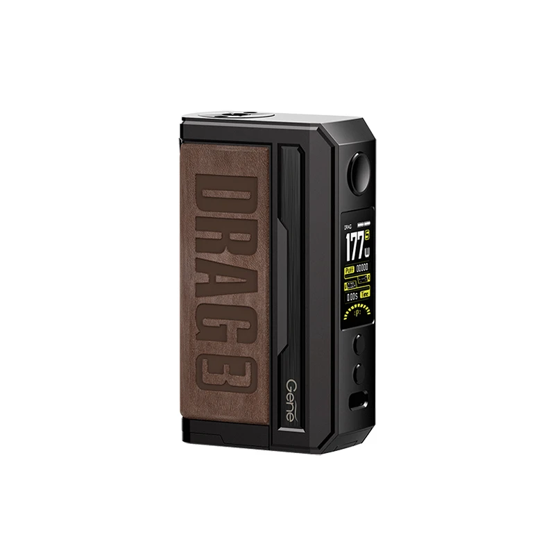Оригинальный VOOPOO Drag 3 Mod 177W TC MOD Type-C 510 Thread Питание от двойной батареи 18650