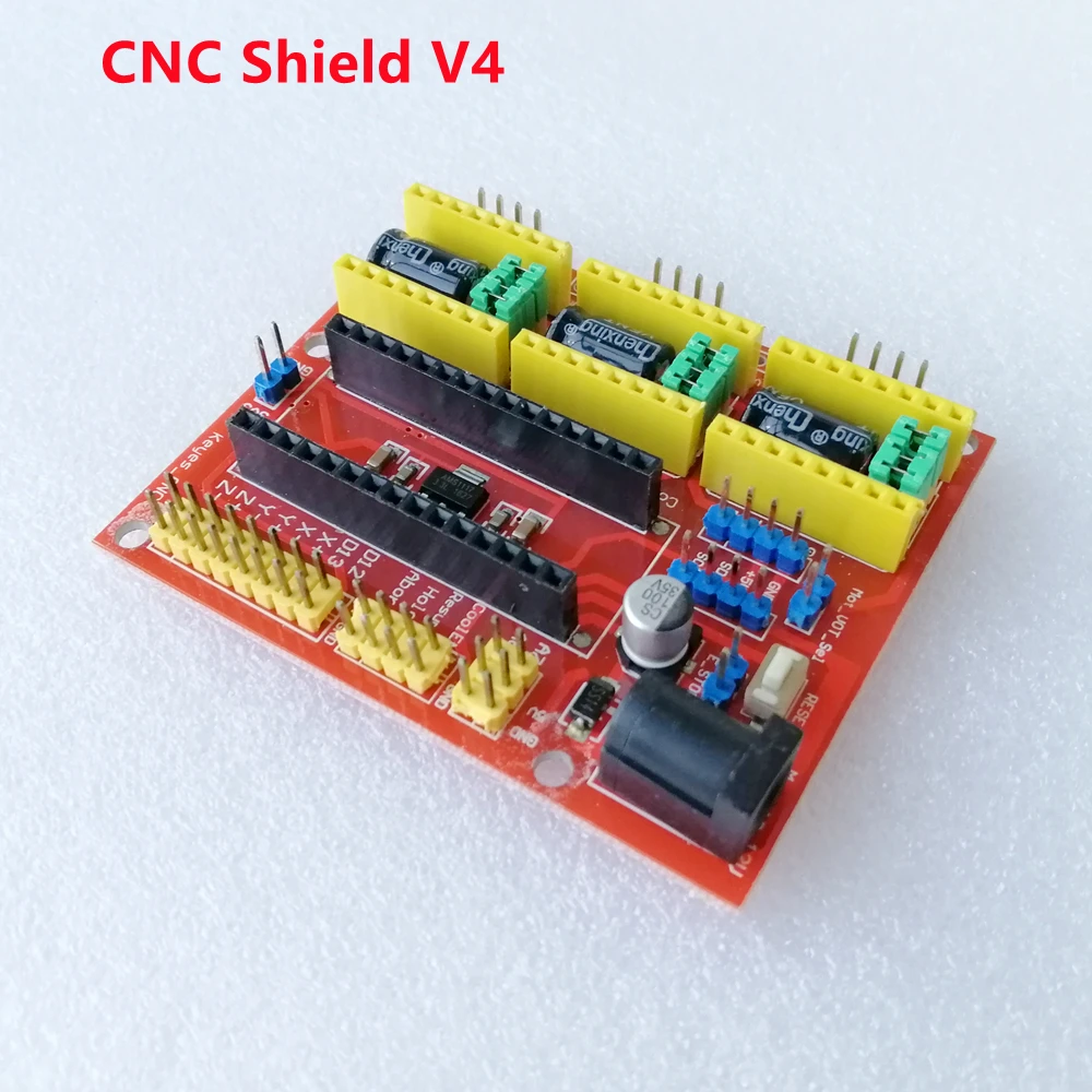 Плата Расширительная grbl shield cnc V4 контроллер совместимый с arduino Nano V3 для лазерного
