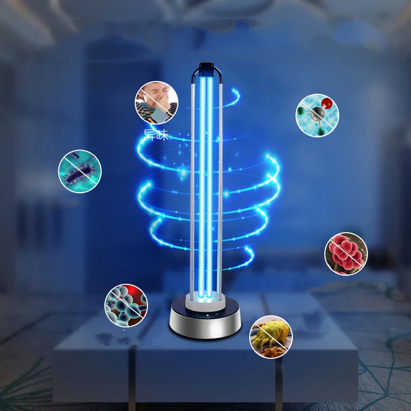 

100W Ultraviolet Lamps sterilization lamp home kindergarten mobile ozone sterilization lamp deodorant UV lamp