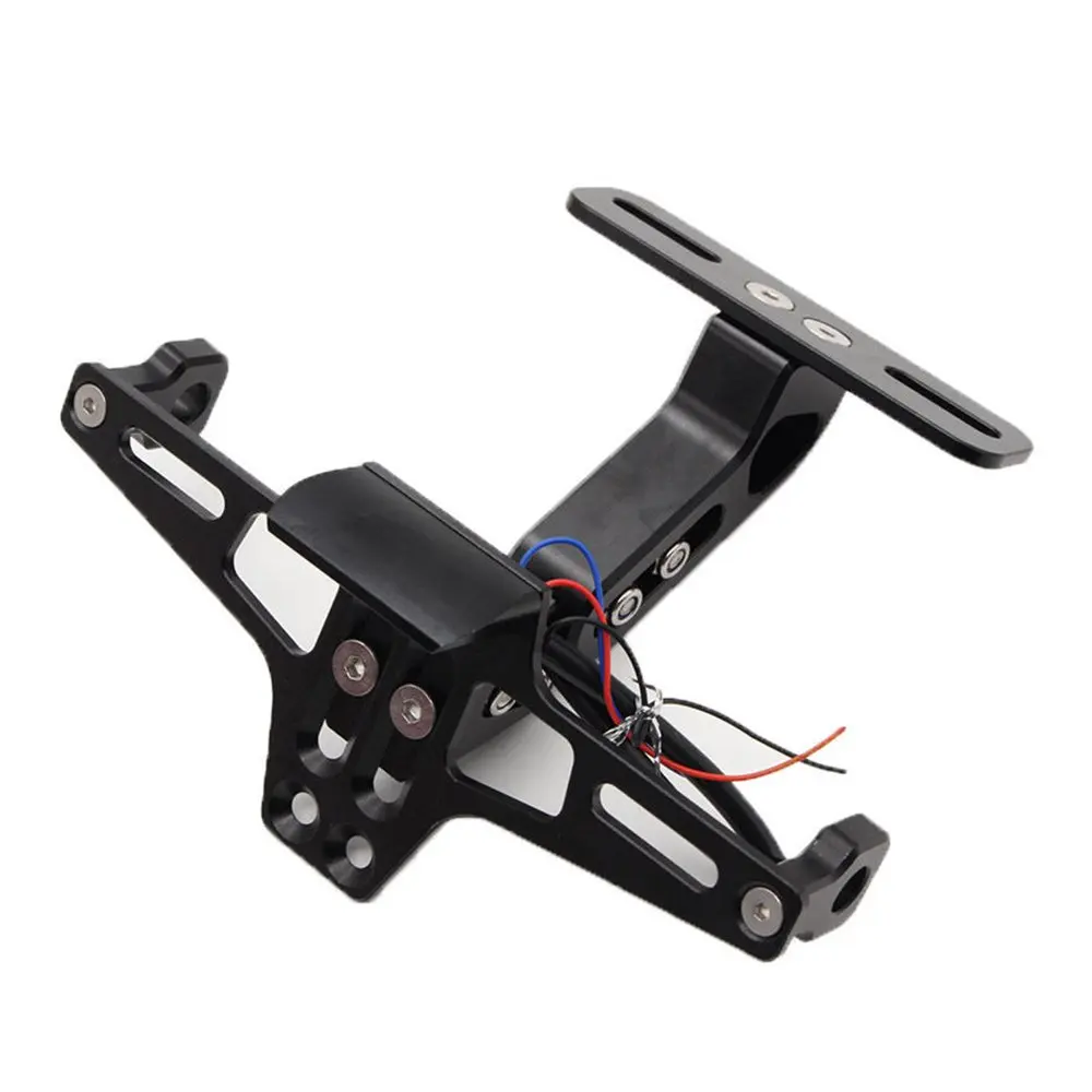 CNC мотоциклетный регулируемый угол алюминиевый Универсальный номерной знак