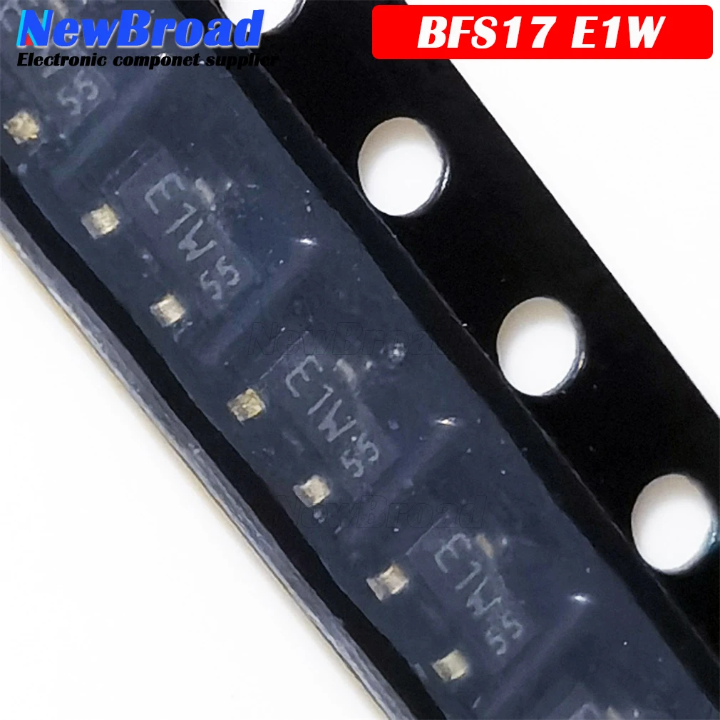 Высокочастотный Триод BFS17W E1 E1W BFS17A BFS17 SOT-323 радиочастотный транзистор 10 шт. -