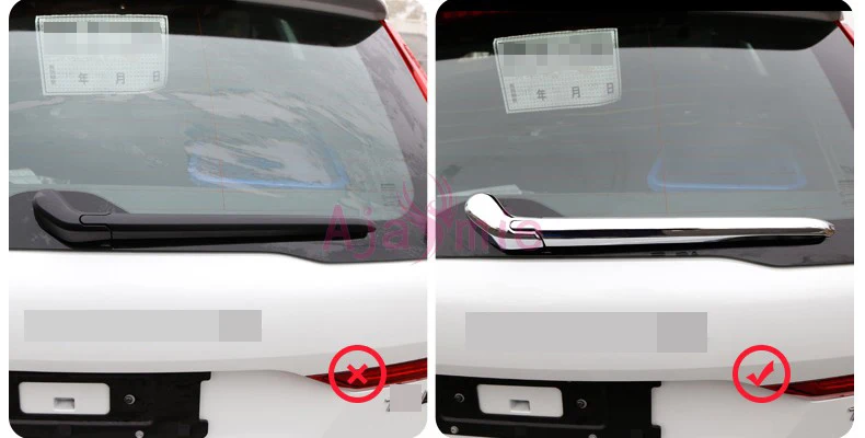 Бесплатная доставка 2018 накладка на заднее окно панель ABS хром Стайлинг