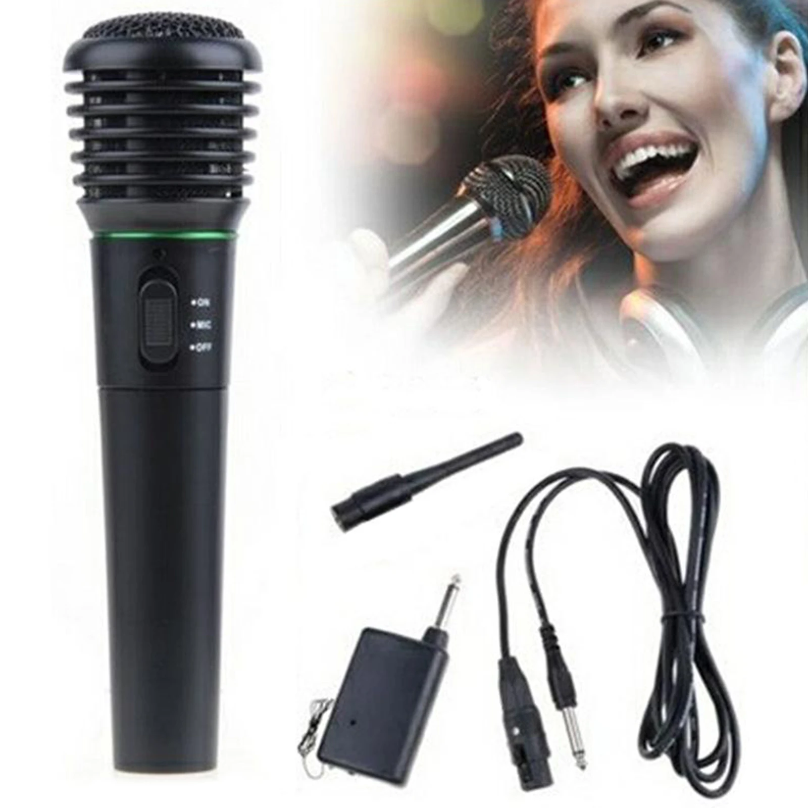 

Professional Dynamic Microphone Cardioid Dynamic Microphone with XLR Cable for Vocals Speech