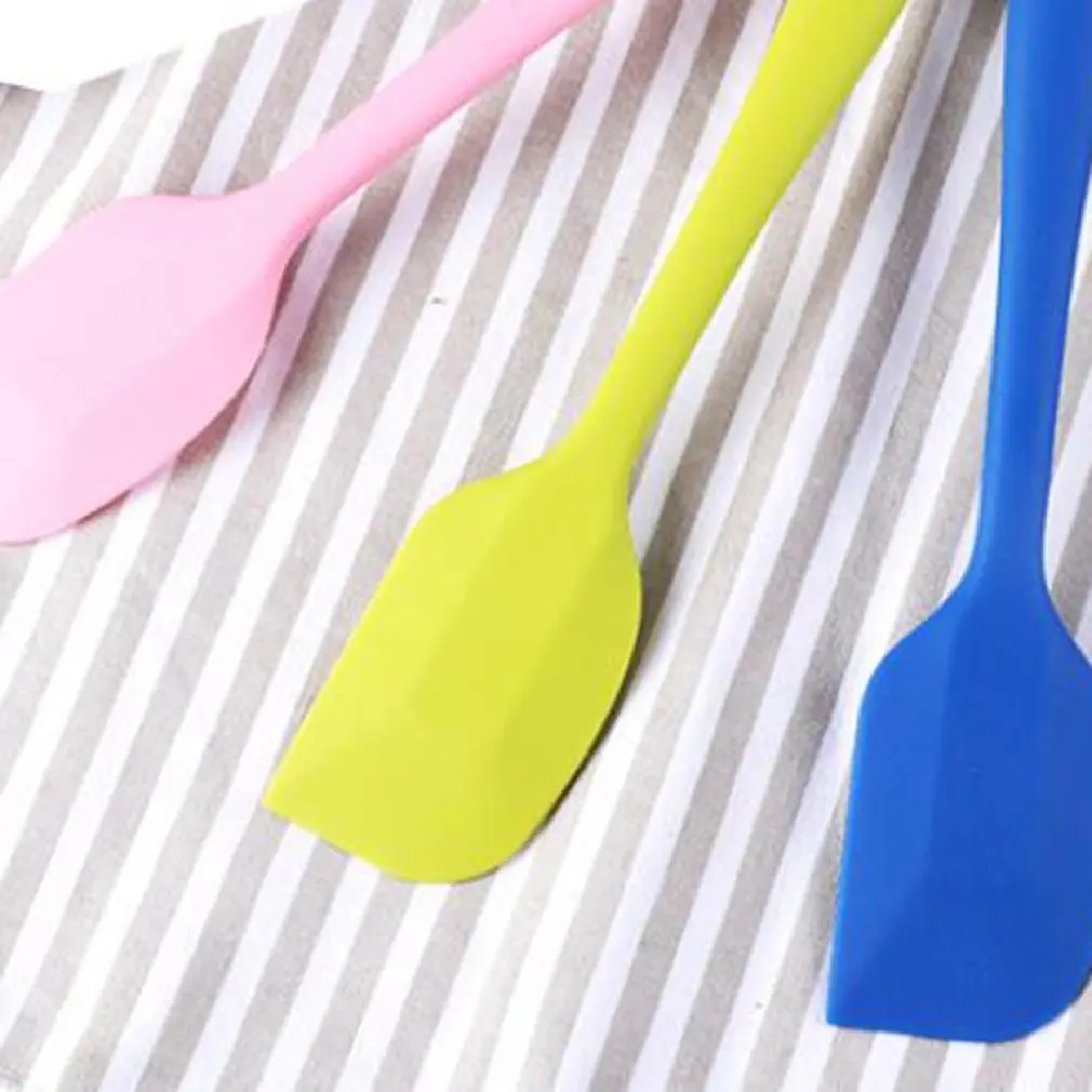 

Kitchen Silicone Cream Butter Cake Spatula Mixing Batter Scraper Brush Butter Mixer Cake Brushes Baking Tool