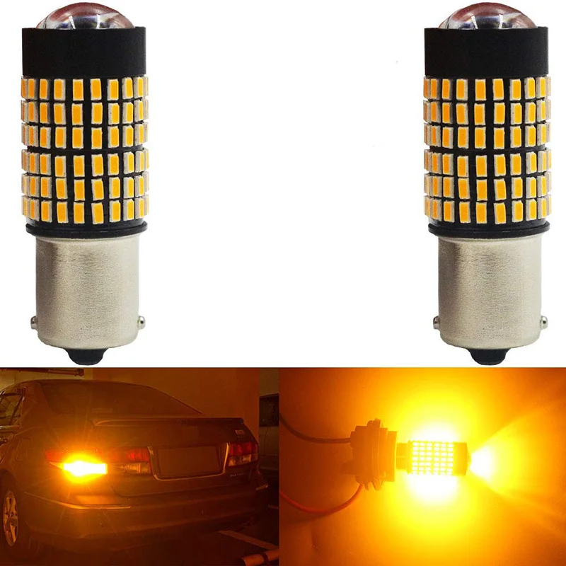 TF30 1 шт. T20 7440 W21W светодиодный лампы 1156 BA15S 3014 144smd светодиодный CanBus P21W BAU15S PY21W светодиодный светильник для поворотов светильник при отсутствии флэш-памяти