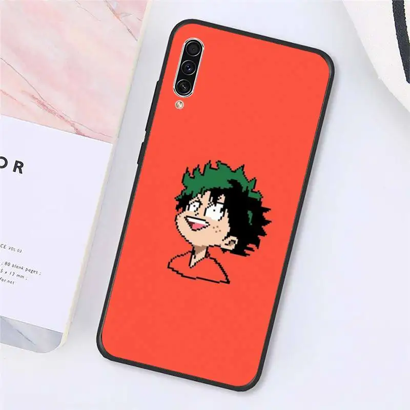 

My Hero Academia anime Phone Cases For Samsung galaxy S 9 10 20 A 10 21 30 31 40 50 51 71 s note 20 j 4 2018 plus Luxury brand