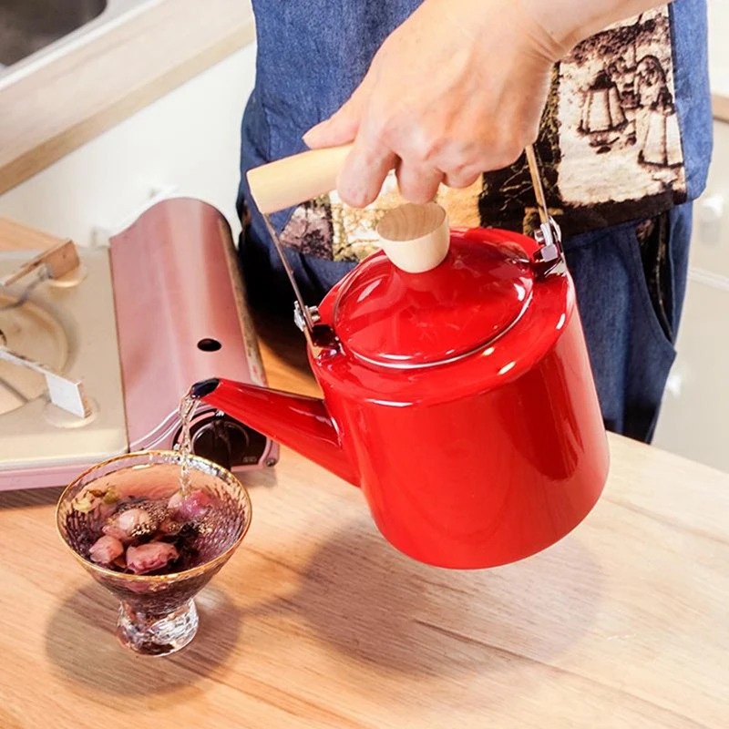 Домашний эмалированный чайник японский стиль чайные горшки 2 литра для