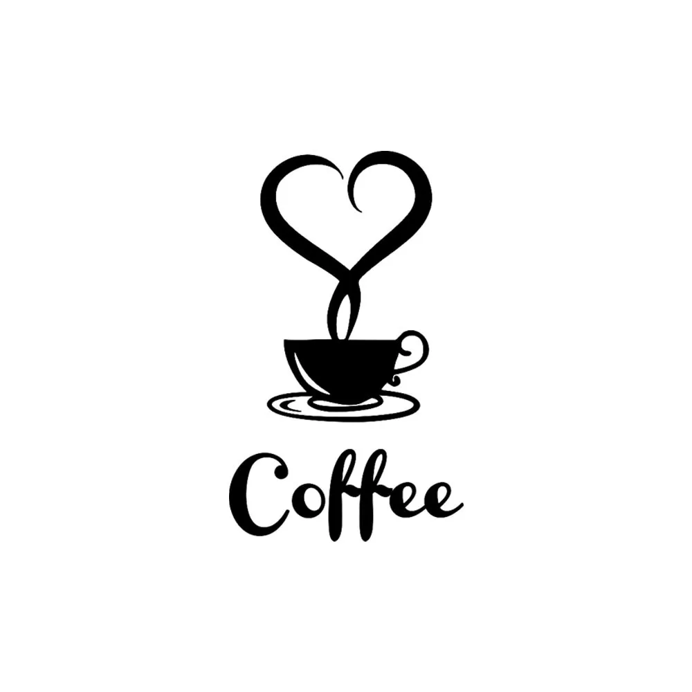 Кофе кружки чай кофе художественная наклейка виниловая фотография для ресторана