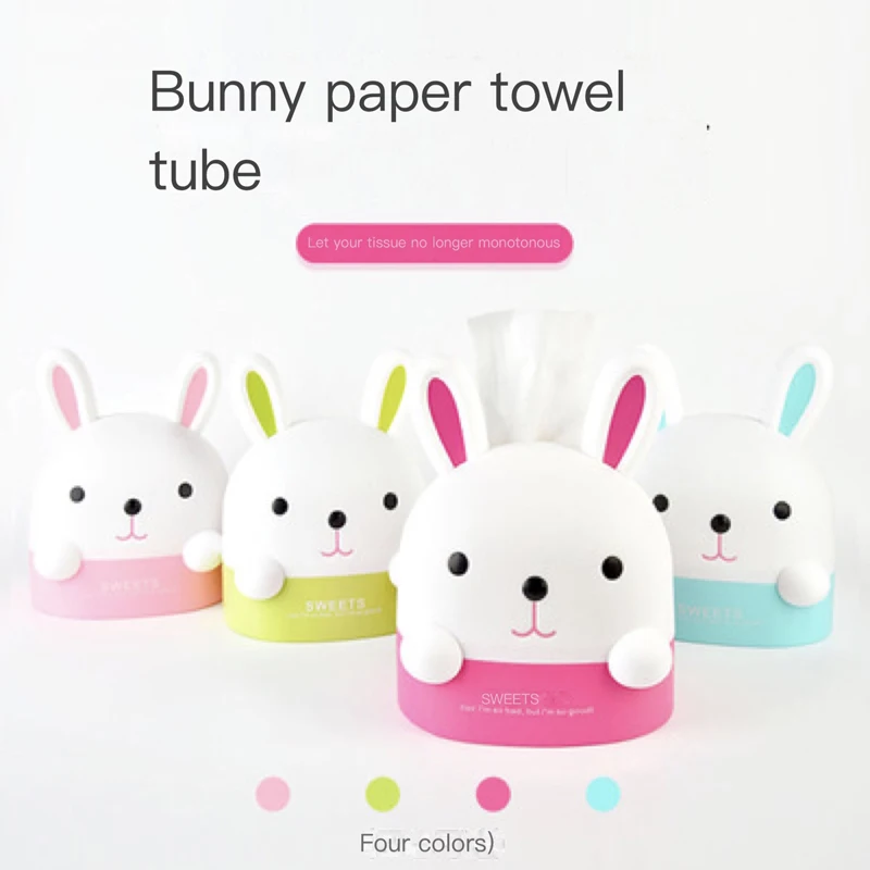 Милый мультяшный кролик портативный фотоальбом коробка для украшения рулон
