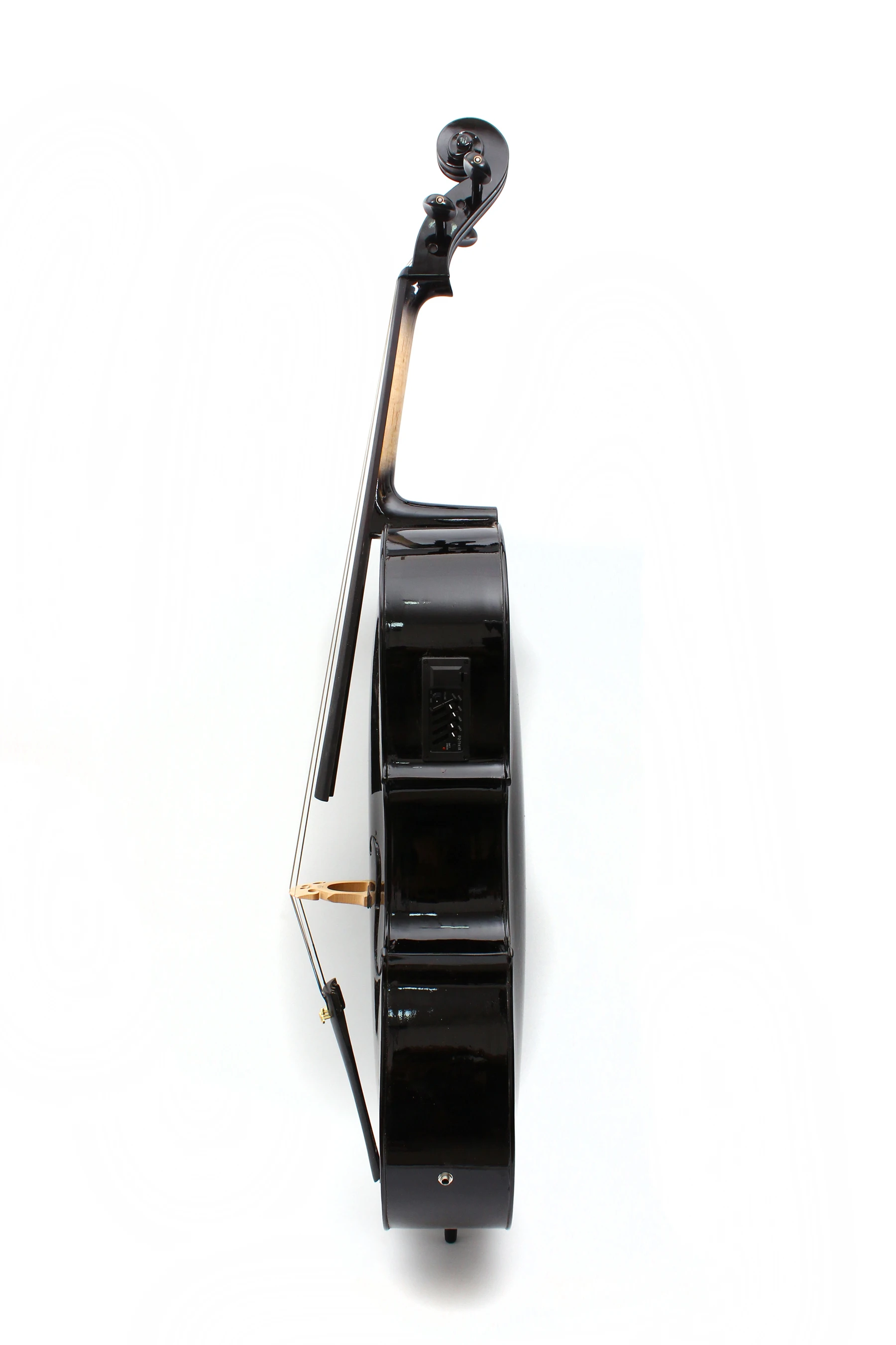 Черная электрическая акустическая виолончель Yinfente, 4/4 клен + ель, ручная работа, милый тон, Бесплатная Сумка + Бант # EC1
