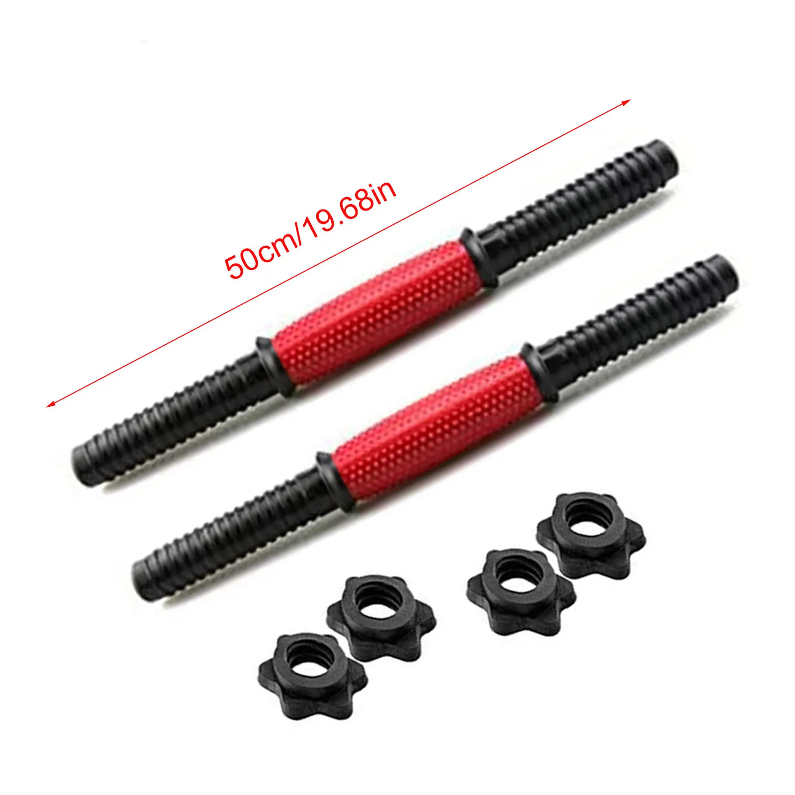

Dumbbell Bar Set Dumbbell Barbell Collar Clips Connecting Steel Tube With Non-Slip Grip Barbell Bar For Gym Home Sport