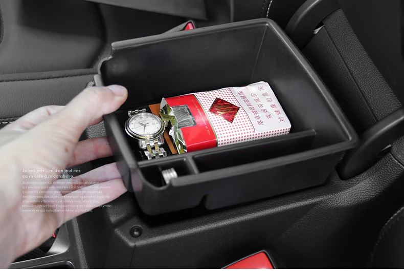 

For Volkswagen Tiguan L 2017-2021 High-quality ABS Plastics Armrest box storage box sort out Storage car accessories