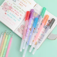 12 colors white gel pen photo album color ink pen stationery office learning cute scrapbook pen diary diy stationery